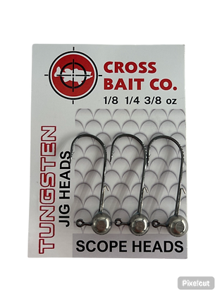 Cross Baits Scope Head Tungsten Jig Head