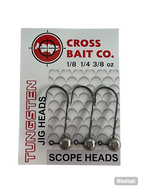 Cross Baits Scope Head Tungsten Jig Head