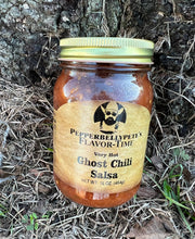 Load image into Gallery viewer, Pepper Belly Pete Ghost Chili Salsa
