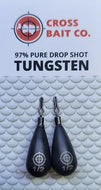 Cross Tungsten Drop Shot Sinker
