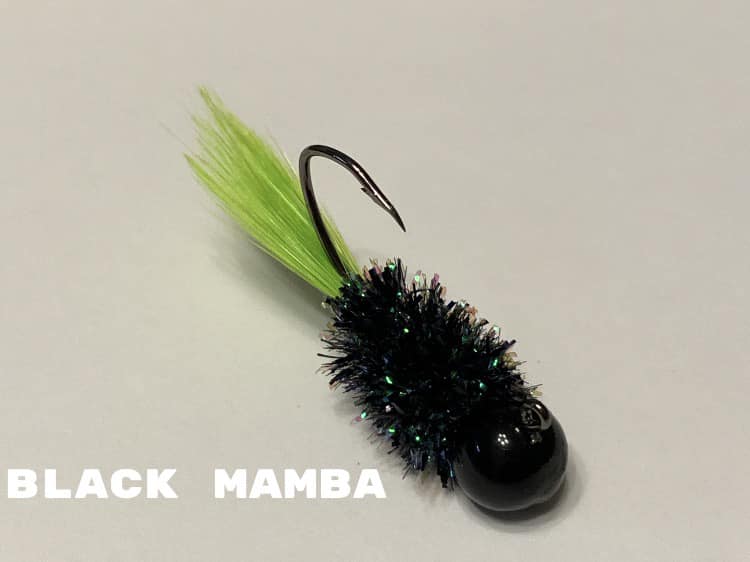 Black Crappie (1/16oz) – Thompson's Fishing Jigs