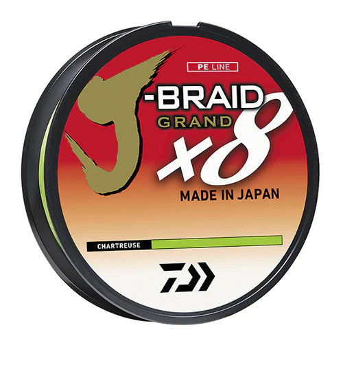 Daiwa-BRAID X8 GRAND BRAIDED LINE - CHARTREUSE
