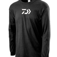 Daiwa Long Sleeve Black T- Shirt/ White